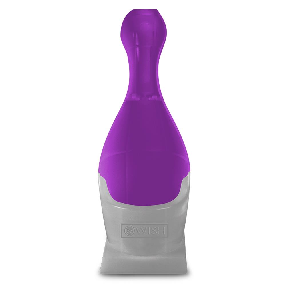 แปรงล้างสุขภัณฑ์พร้อมฐาน BE WISH BOWLING สีม่วง/เทา