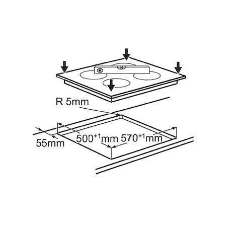 เตาฝังเซรามิก TEKA VE4 FRAMELESS SC V02 60 ซม._5