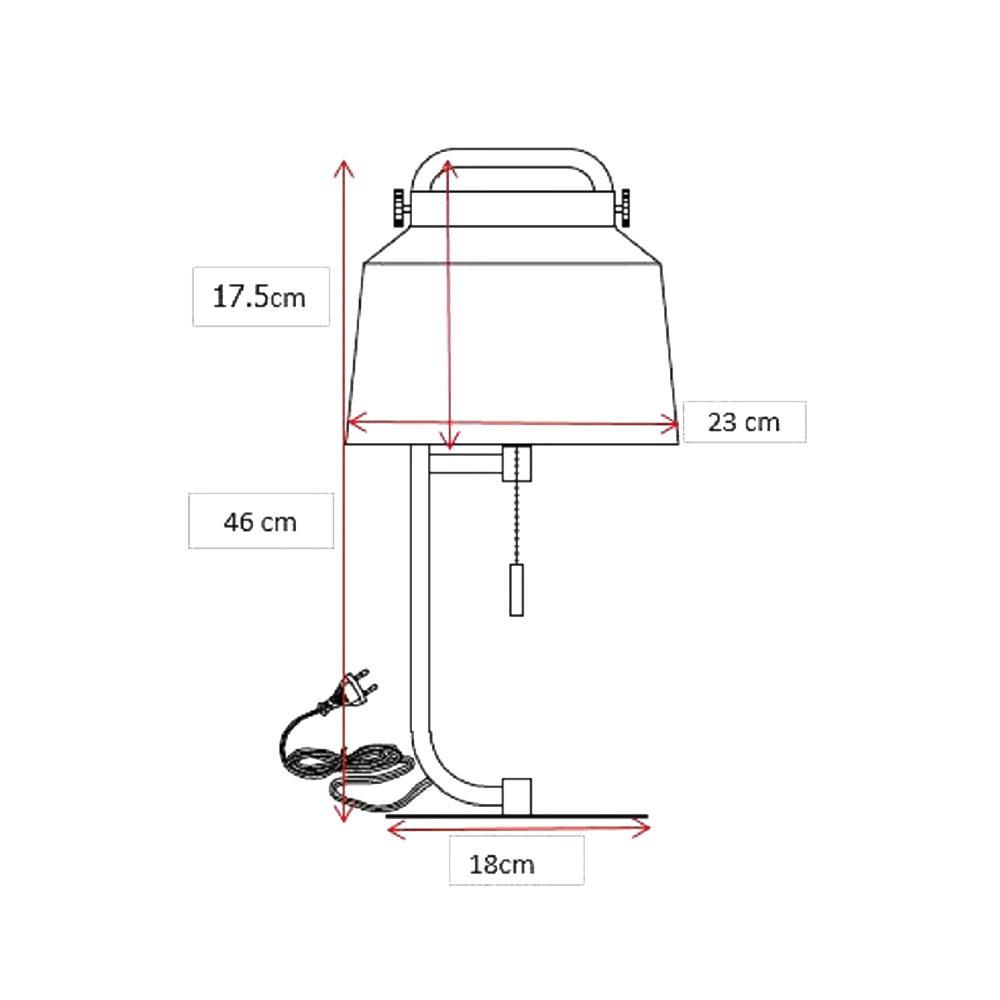 ไฟตั้งโต๊ะ CARINI MT5331 สีเขียว/ทอง