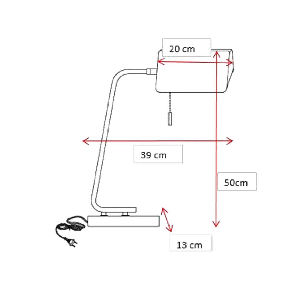 ไฟตั้งโต๊ะ CARINI MT5231BK สีดำ/ทอง