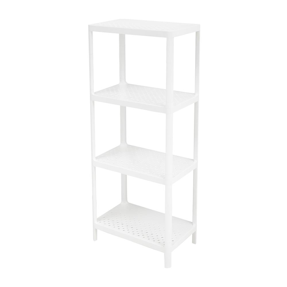 ชั้นวางของ 4 ชั้น STACKO 50X30X116.1 ซม. สีขาว_1