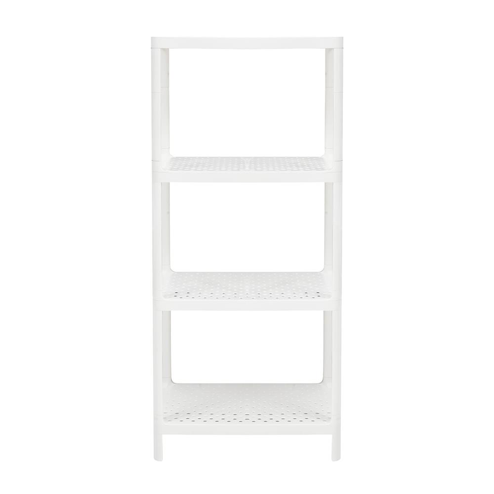 ชั้นวางของ 4 ชั้น STACKO 50X30X116.1 ซม. สีขาว