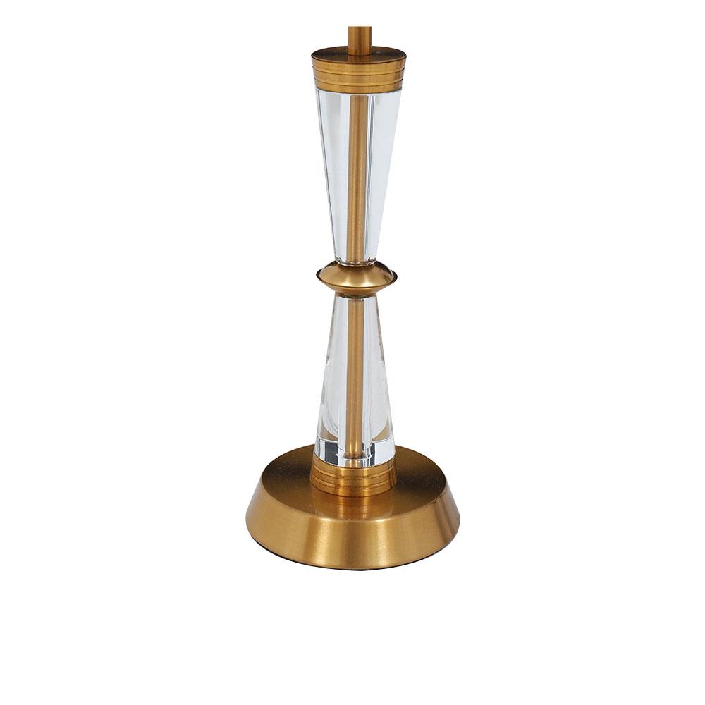 ไฟตั้งโต๊ะ CARINI MT5322 สีขาว/ใส/ทอง