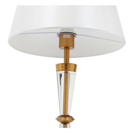 ไฟตั้งโต๊ะ CARINI MT5322 สีขาว/ใส/ทอง_2