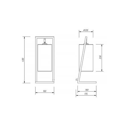 ไฟตั้งโต๊ะ CARINI VT0438-1 สีขาว/ดำ_3