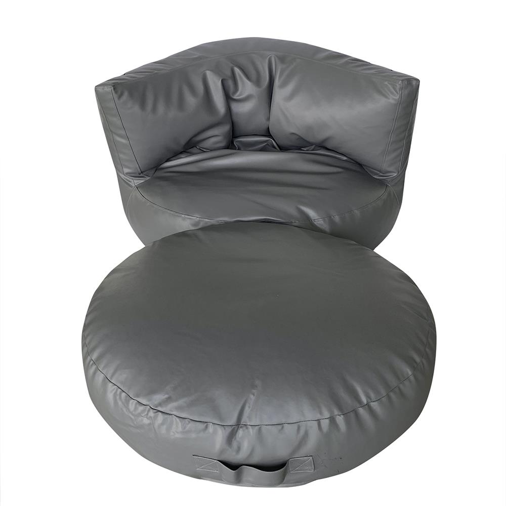 เบาะรองนั่ง HOME LIVING STYLE MOON 28x28 นิ้ว สีเทา