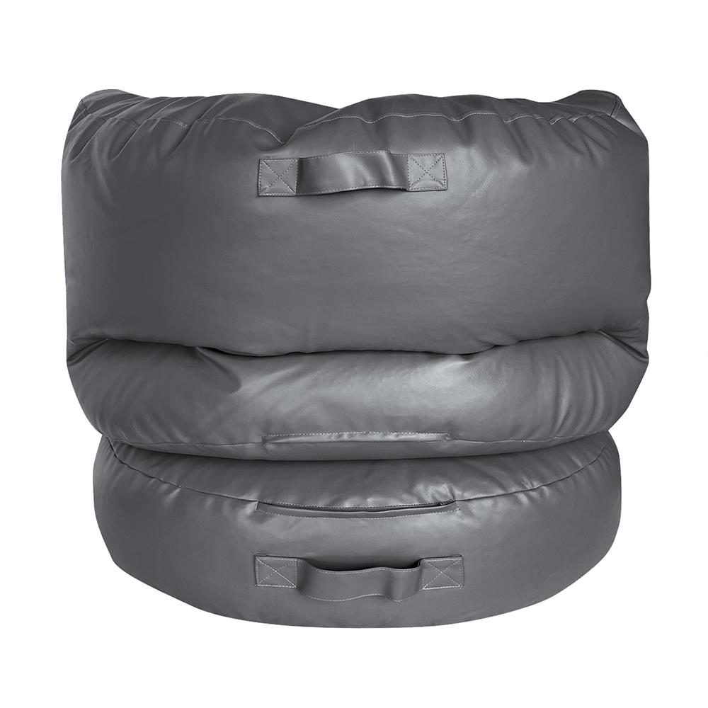 เบาะรองนั่ง HOME LIVING STYLE MOON 28x28 นิ้ว สีเทา