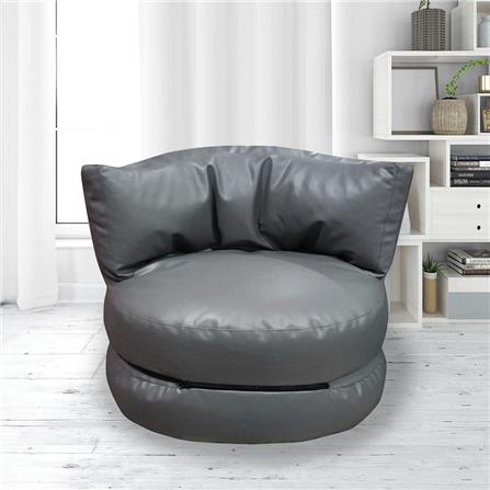 เบาะรองนั่ง HOME LIVING STYLE MOON 28x28 นิ้ว สีเทา_4