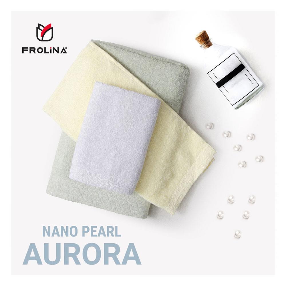 ผ้าขนหนู FROLINA NANO PEARL 15X31 นิ้ว สีม่วง