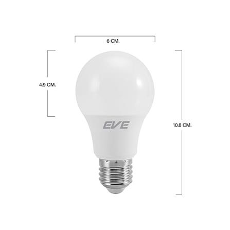 หลอด LED EVE SUPER SAVE 7 วัตต์ WARMWHITE E27 แพ็ก 4 ชิ้น_5