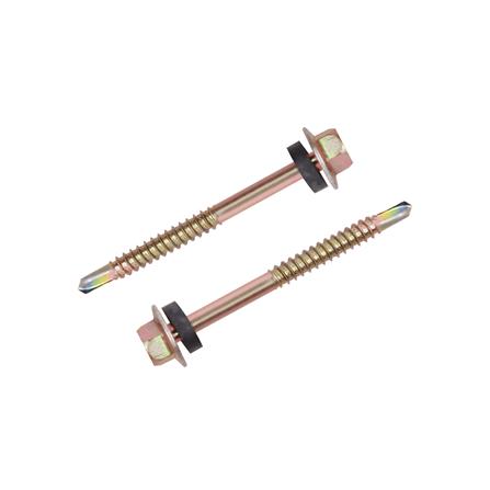 สกรูลอนลูกฟูกแปเหล็ก RHINO 10X55 มม. 150 ชิ้น_0