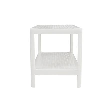 ชั้นวางรองเท้า 2 ชั้น STACKO MONO 70x30x34.3 ซม. สีขาว_2