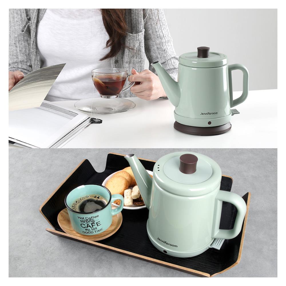 กาต้มน้ำไฟฟ้า JENNIFERROOM JRTH-K181OB 0.80ลิตร สีเขียว