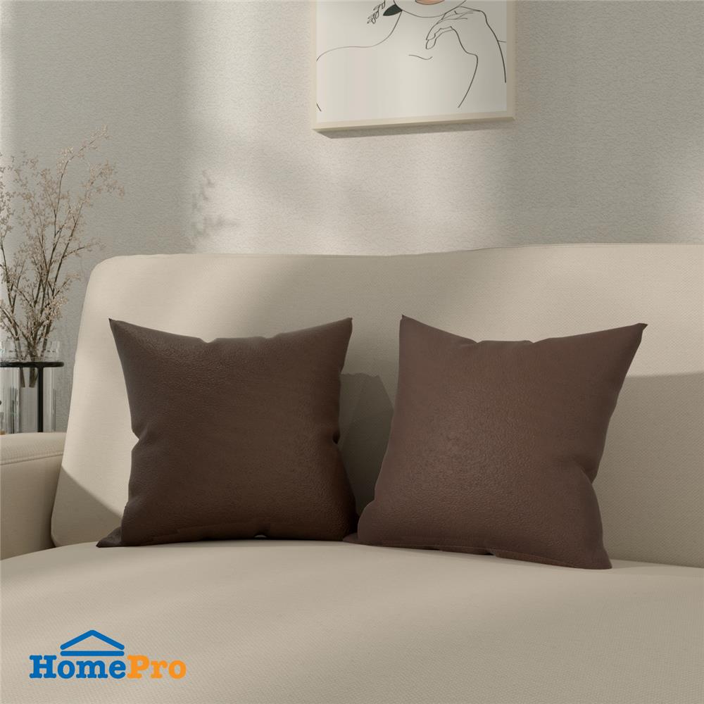 หมอนอิงกันน้ำ HOME LIVING STYLE STILL 18x18 นิ้ว สีน้ำตาล