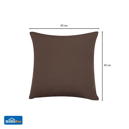 หมอนอิงกันน้ำ HOME LIVING STYLE STILL 18x18 นิ้ว สีน้ำตาล_6
