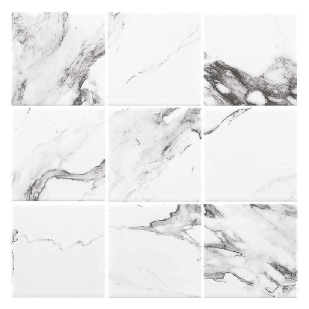 โมเสคพอร์ซเลน 30x30 ซม. COTTO MT4SR1 คาราคัสต้า ขาว