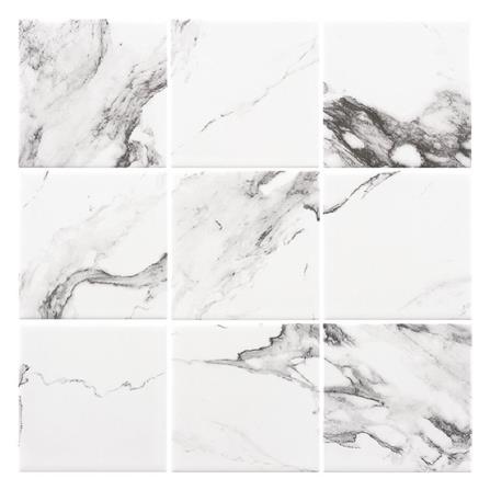 โมเสคพอร์ซเลน 30x30 ซม. COTTO MT4SR1 คาราคัสต้า ขาว_0