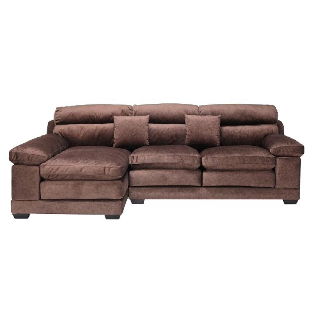 โซฟาเข้ามุมซ้าย KONCEPT TENNESSEE สีน้ำตาล