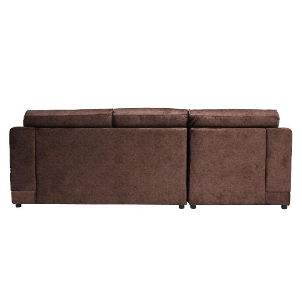 โซฟาเข้ามุมซ้าย KONCEPT TENNESSEE สีน้ำตาล