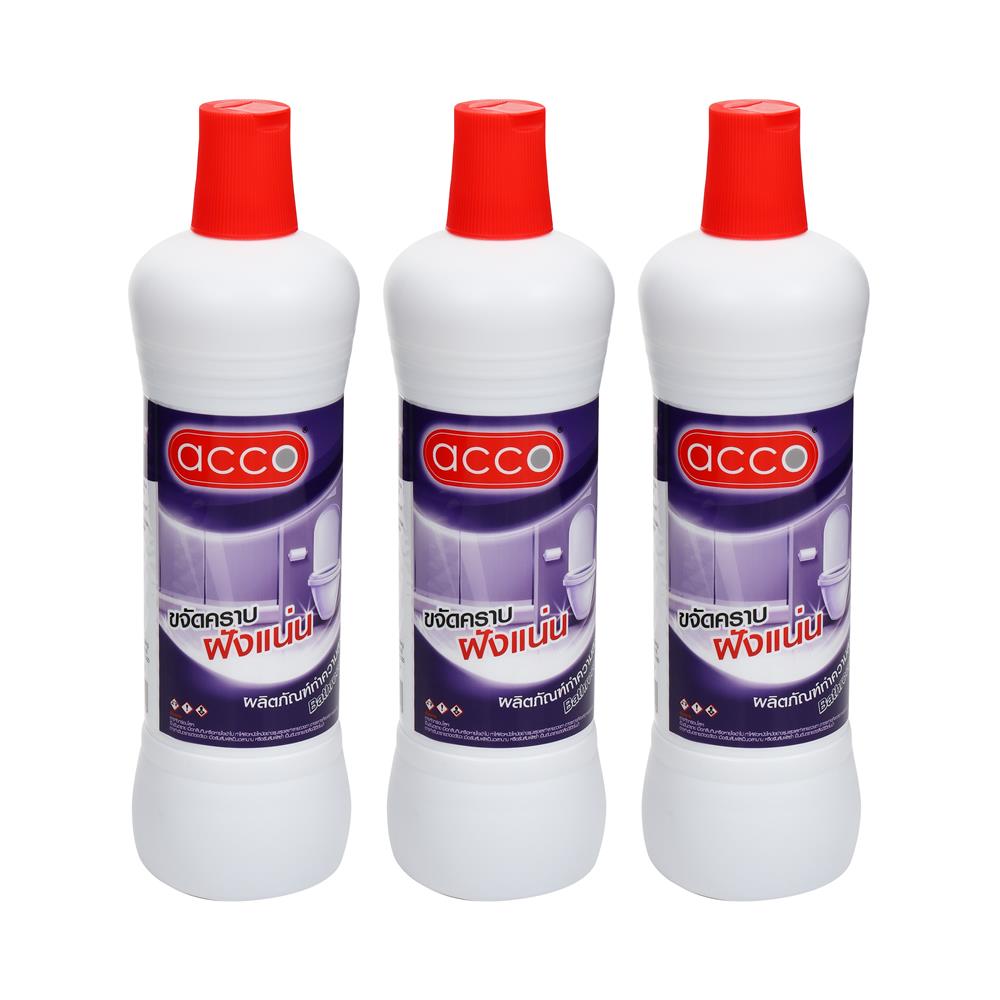 น้ำยาทำความสะอาดห้องน้ำ ACCO 900 มล. แพ็ก 3 ชิ้น