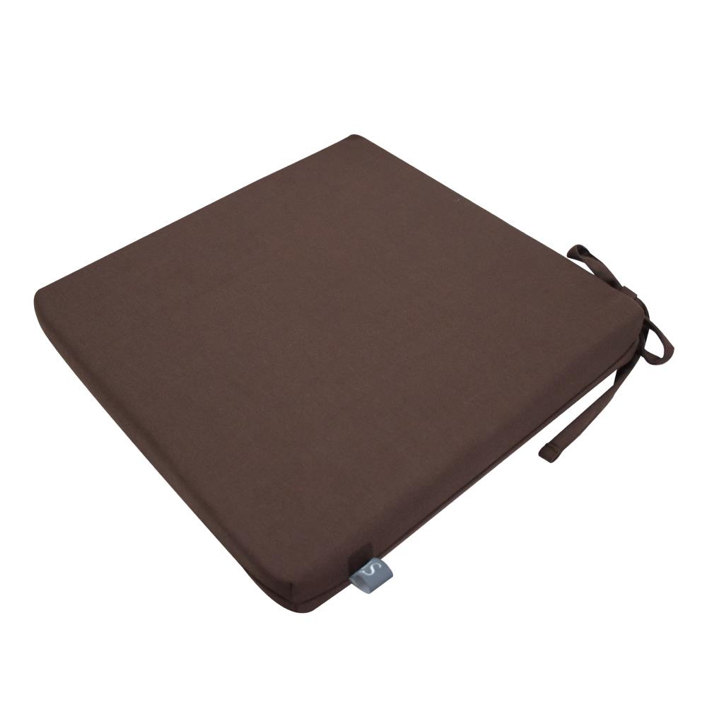 เบาะรองนั่งกันน้ำ HOME LIVING STYLE STILL 16x16 นิ้ว สีน้ำตาล