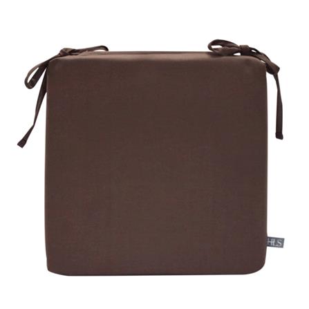 เบาะรองนั่งกันน้ำ HOME LIVING STYLE STILL 16x16 นิ้ว สีน้ำตาล_0