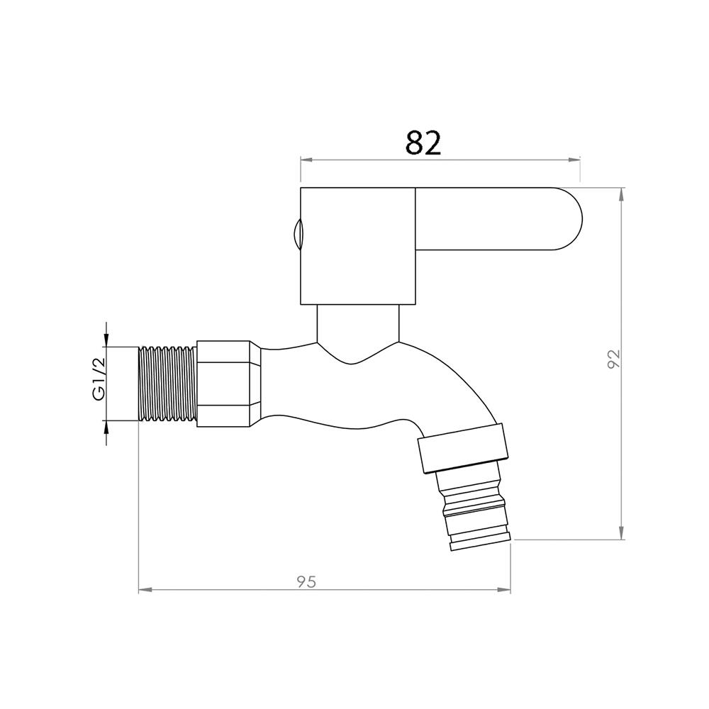 ก๊อกล้างพื้น NOVABATH IS-697