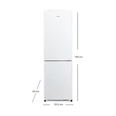 ตู้เย็น 2 ประตู HITACHI RBG340PTH0GPW 11.7 คิว กระจกขาว อินเวอร์เตอร์_4