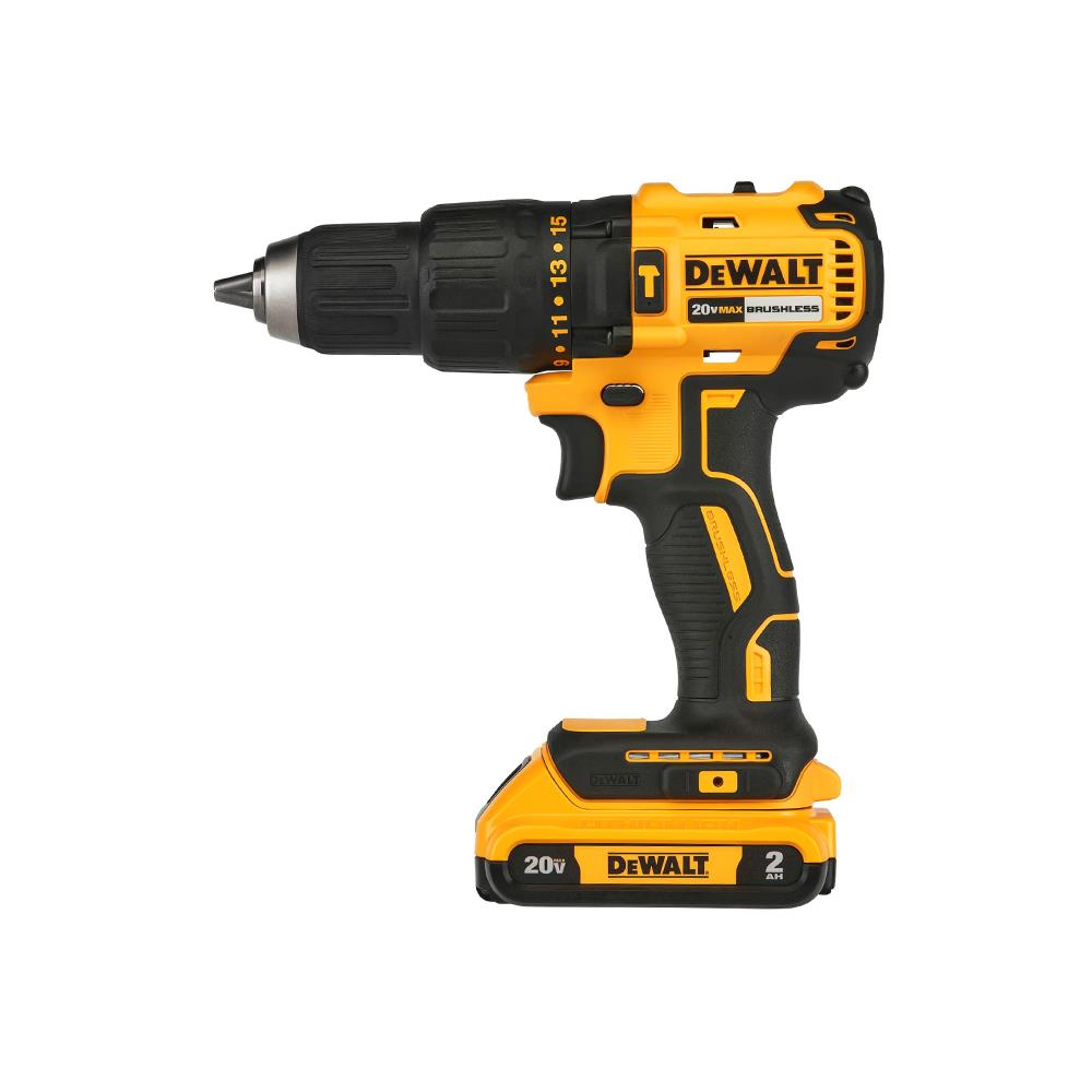 สว่านกระแทกไร้สาย (พร้อมแบตเตอรี่) DEWALT DCD7781D2A-B1 20 โวลต์