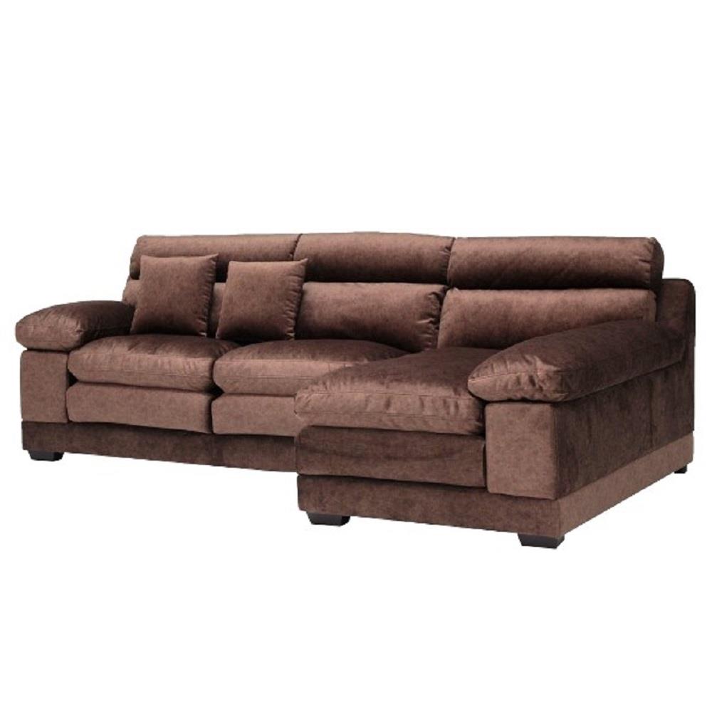 โซฟาเข้ามุมขวา KONCEPT TENNESSEE สีน้ำตาล