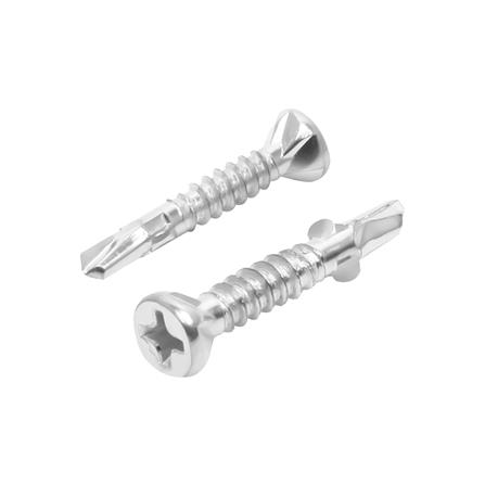 สกรูยึดไม้ฝามีปีก RHINO 7X25 8 มม. 400 ชิ้น