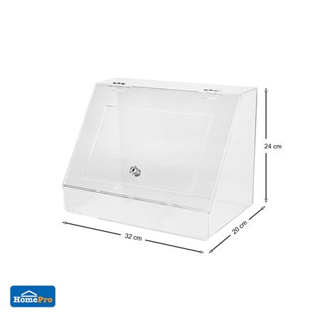 อุปกรณ์จัดเก็บเครื่องสำอาง STACKO GLOSSY M 32x20x24 ซม. สีใส_6