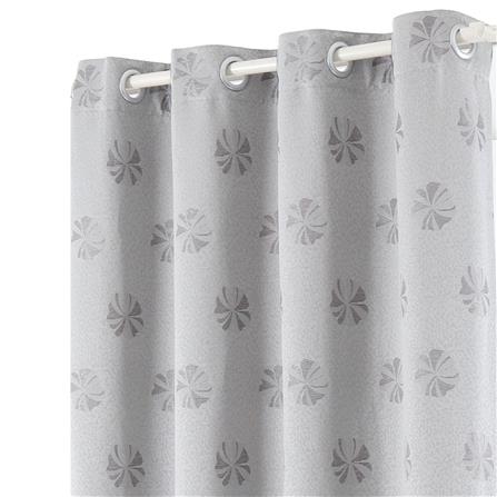 ผ้าม่าน EYELET HOME LIVING STYLE DEBORAH UV 140X220 ซม. สีเทา_1