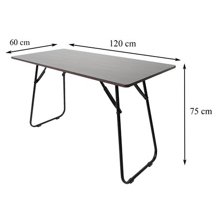 โต๊ะพับ FURDINI DIAMOND 60x120 ซม. สีเวงเก้_6