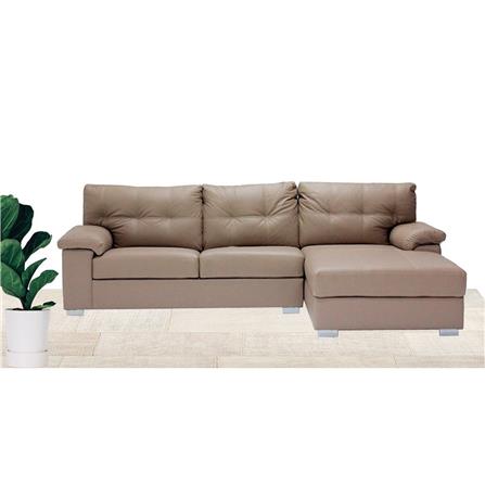 โซฟาเข้ามุมขวา KONCEPT GOWEL สีน้ำตาลอ่อน_2