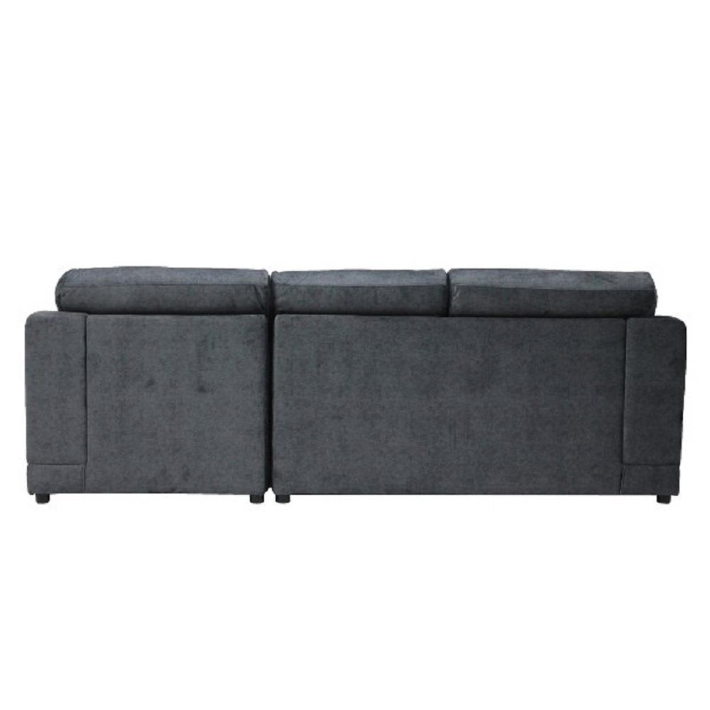 โซฟาเข้ามุมขวา KONCEPT TENNESSEE สีเทา