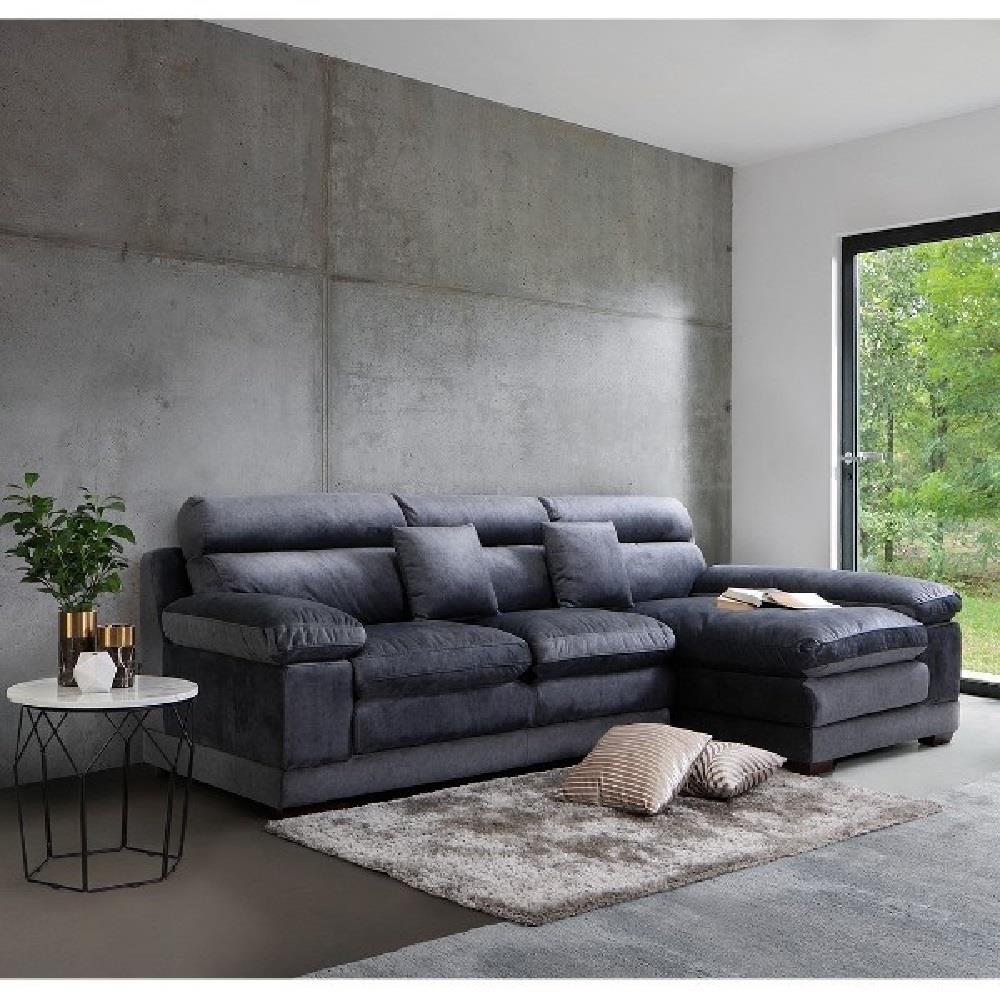 โซฟาเข้ามุมขวา KONCEPT TENNESSEE สีเทา