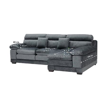 โซฟาเข้ามุมขวา KONCEPT TENNESSEE สีเทา_7