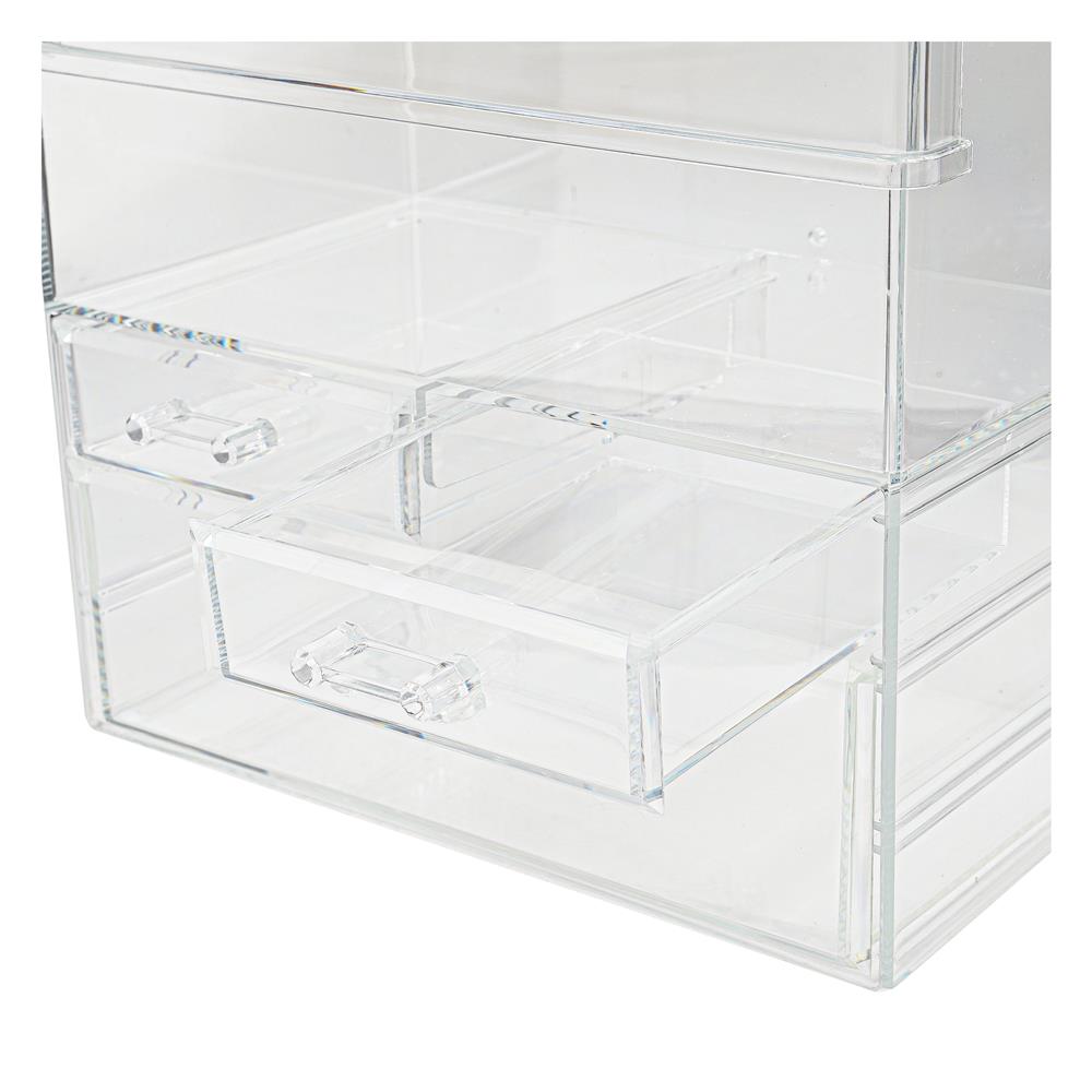 อุปกรณ์จัดเก็บเครื่องสำอาง STACKO CURVE D 30x17.5x36 ซม. สีใส