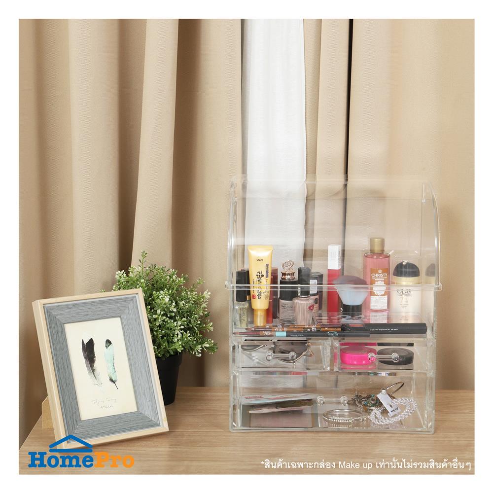 อุปกรณ์จัดเก็บเครื่องสำอาง STACKO CURVE D 30x17.5x36 ซม. สีใส