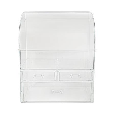 อุปกรณ์จัดเก็บเครื่องสำอาง STACKO CURVE D 30x17.5x36 ซม. สีใส_1