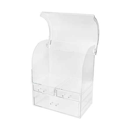 อุปกรณ์จัดเก็บเครื่องสำอาง STACKO CURVE D 30x17.5x36 ซม. สีใส_2
