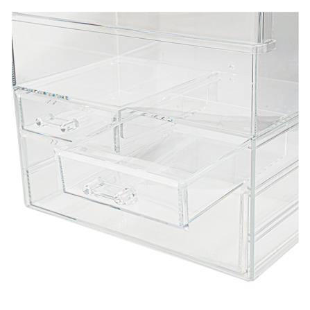 อุปกรณ์จัดเก็บเครื่องสำอาง STACKO CURVE D 30x17.5x36 ซม. สีใส_3