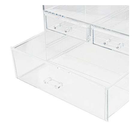 อุปกรณ์จัดเก็บเครื่องสำอาง STACKO CURVE D 30x17.5x36 ซม. สีใส_4