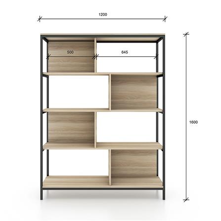 ชั้นวางของ 4 ชั้น FURDINI COPER 120 ซม. สีไวท์โอ๊ค_7