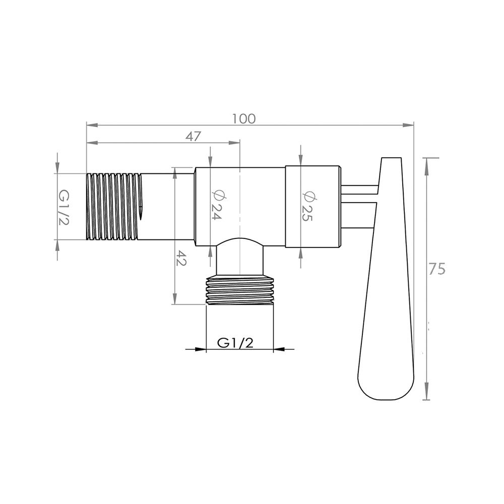 วาล์วฝักบัว NOVABATH IS-768S