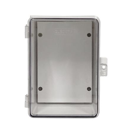 ตู้กันน้ำฝาใส ELECKTA 4x6 นิ้ว สีขาว