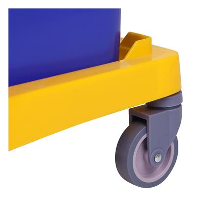 ถังบีบไม้ม็อบก้านโยกมีล้อชนิดถังคู่ ACCO 46 ลิตร สีแดง/ฟ้า_3