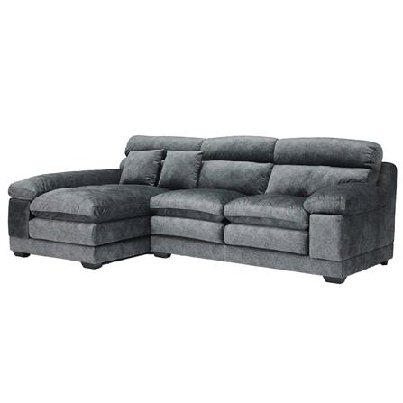 โซฟาเข้ามุมซ้าย KONCEPT TENNESSEE สีเทา