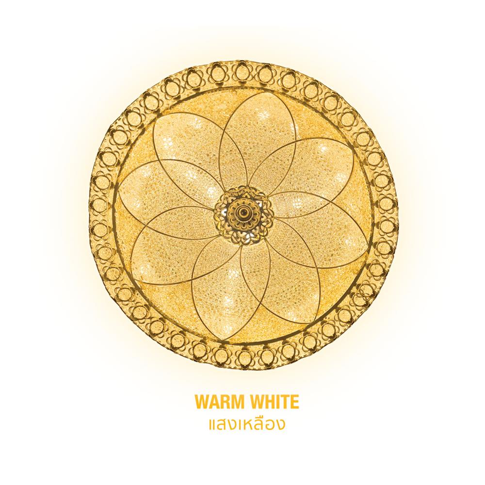 ไฟเพดาน LED LAMPTAN FLORIA EDGE 18 นิ้ว 36 วัตต์ DAYLIGHT/COOL WHITE/WARM WHITE สีขาว